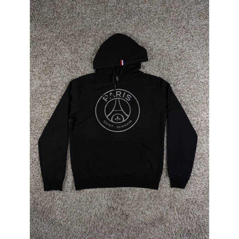 Paris Saint-Germain Big Logo Hoodie Black Men's Size Small